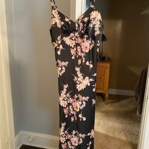 Vici Kamal Floral Midi Slip Dress (Medium)
